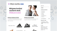 Desktop Screenshot of mojeznacka.cz